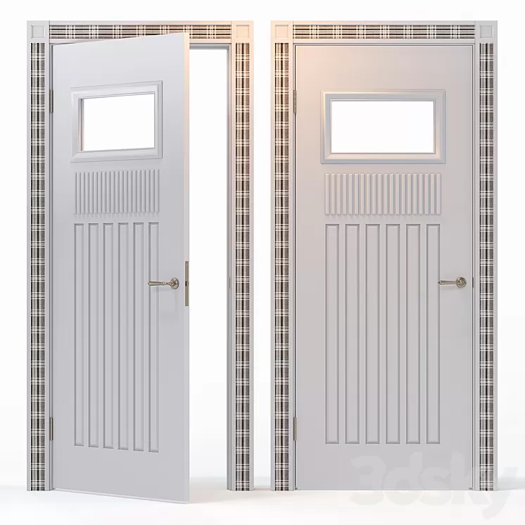 Door Manor2 Elegantnie door 3D Model