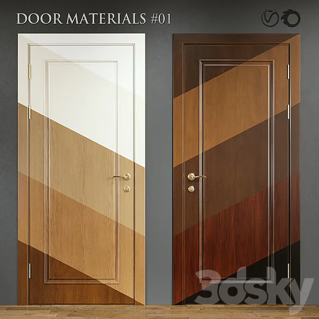 DOOR MATERIALS # 01 3D Model