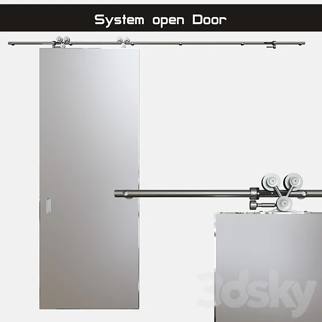 Door opening system "Exterus" (sliding system) 3DModel