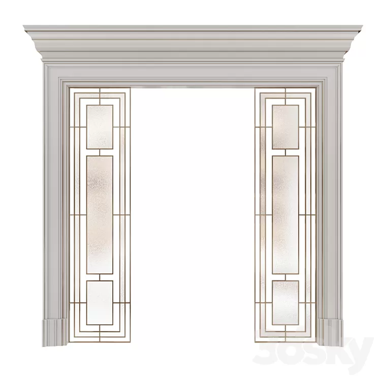 Door portal 3D Model Free