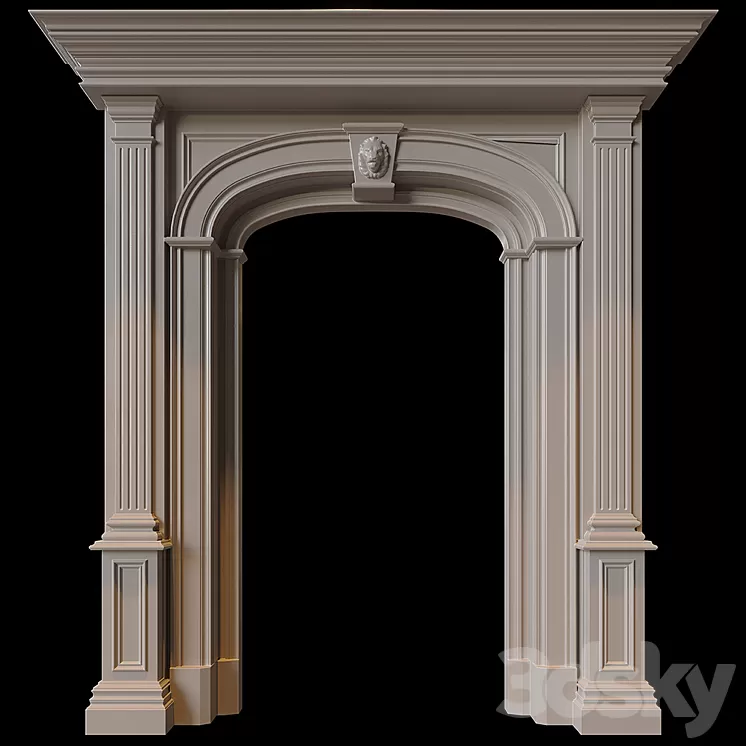 Door portal Clive Christian 3D Model