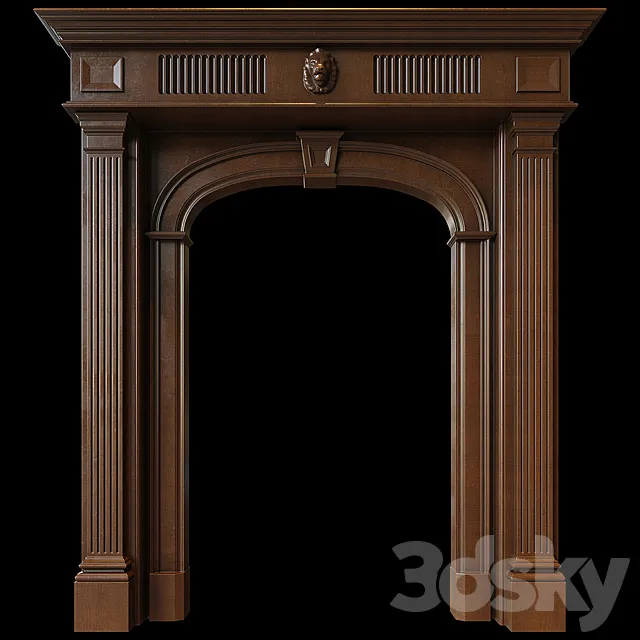 Door portal Clive Christian 3D Model