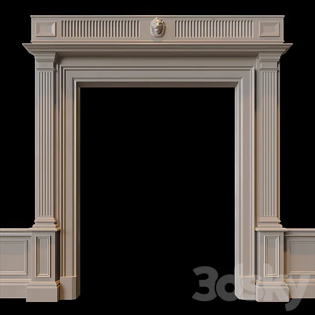 Door portal Clive Christian 3D Model