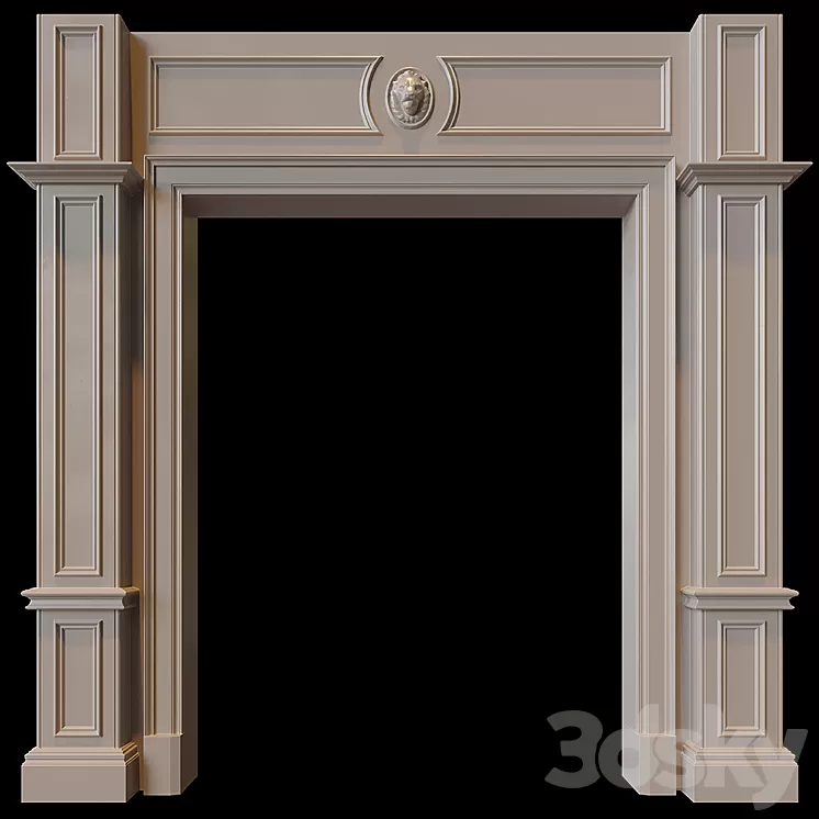Door portal Clive Christian 3D Model