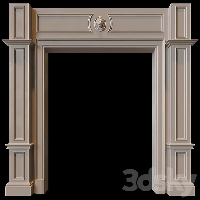 Door portal Clive Christian 3DModel
