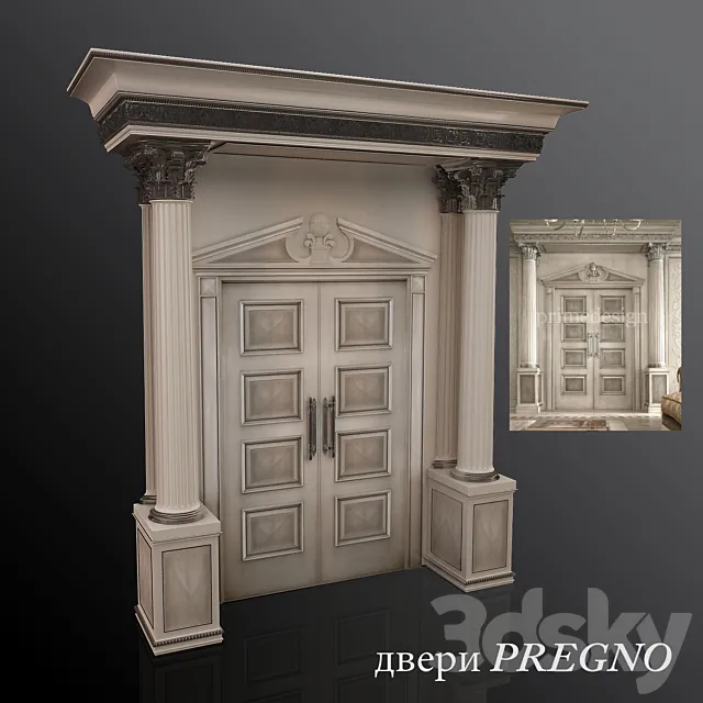 Door portal PREGNO 3D Model