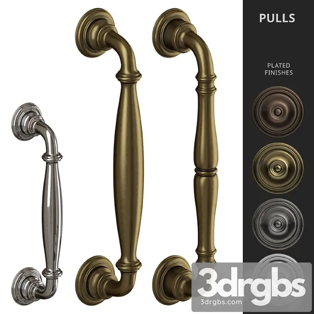Door pull handles nanz n 6649 6703 8649 3D Model Free