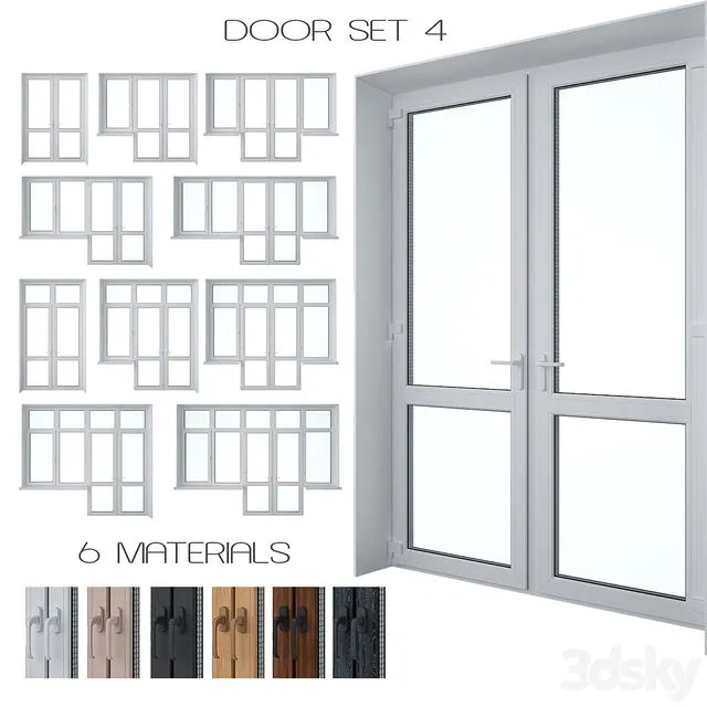 Door Set 4 3D Model
