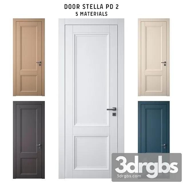 Door Stella PD2 3D Model Free