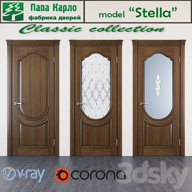 Door Stella (Series Classic) 3D Model