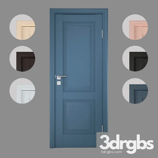 Door u80 profildoors 3D Model Free