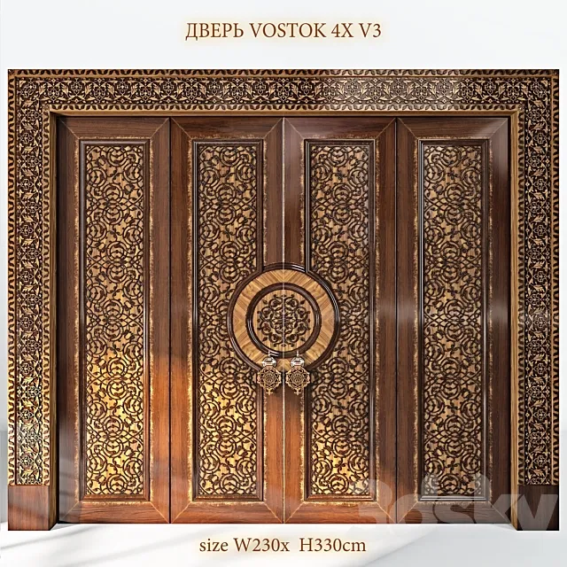 Door VOSTOK 4X V3 3DModel