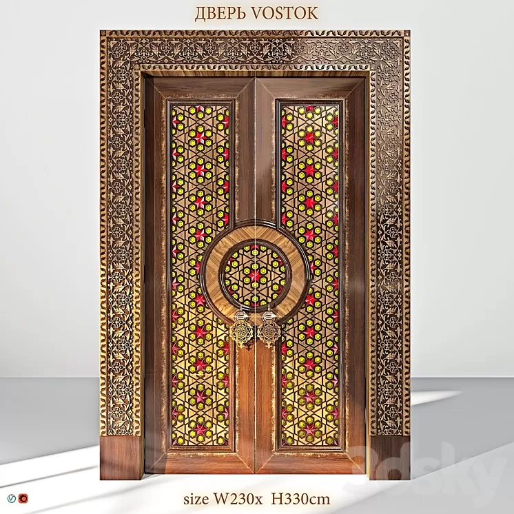 Door VOSTOK V2 3D Model
