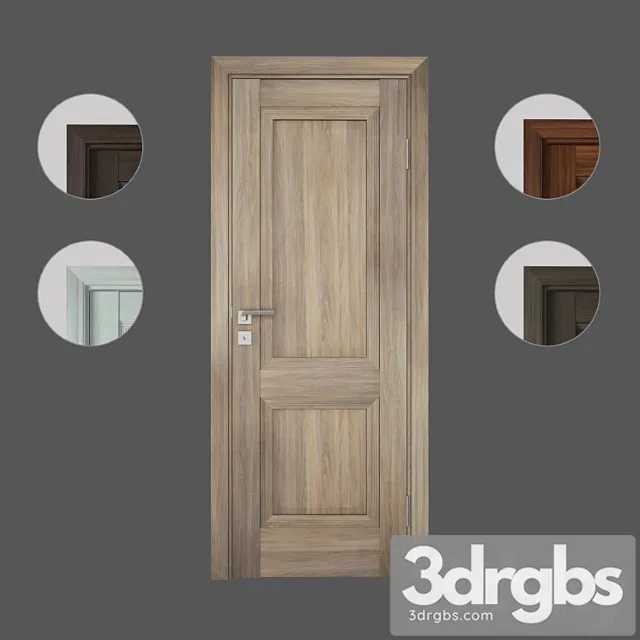 Door X80 Profildoors 3D Model Free