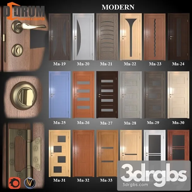 Doors 19 Sht 20 Tsvietov Syria Modern Part 2 3D Model Free