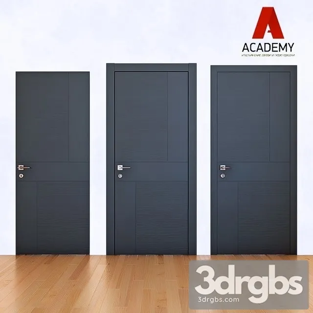 Doors Academy Scandi 3D Model Free