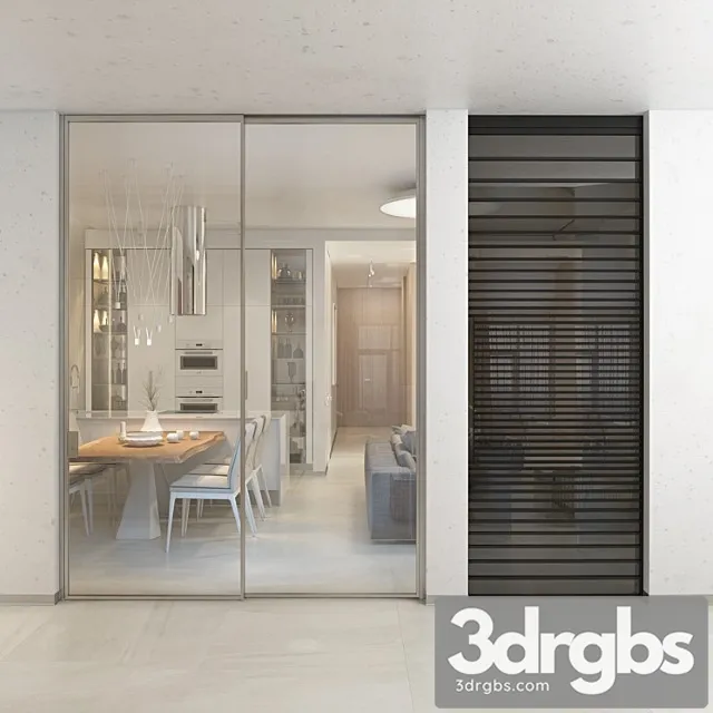 Doors adl adielle mitika & line 3D Model Free