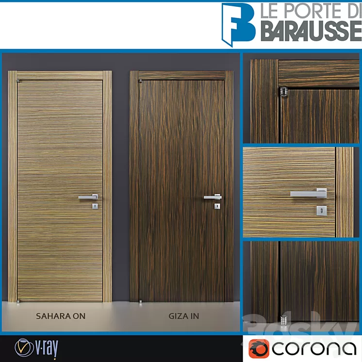 Doors Barausse 3D Model