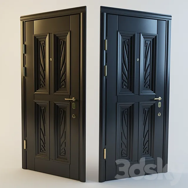 Doors "Berislav" model "Kakhovka" 3D Model