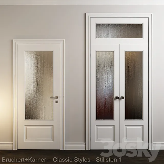 Doors - Brüchert + Kärner - Classic Styles - Stilisten 1 3D Model