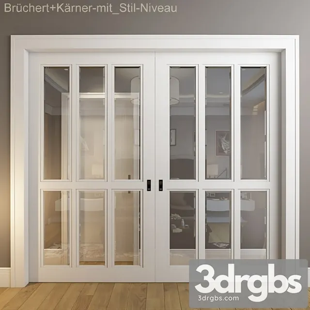 Doors Bruchert Karner Mit Stil Niveau 3D Model Free