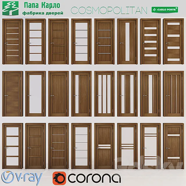 Doors Cosmopolitan (Papa Carlo) Part 1 3D Model