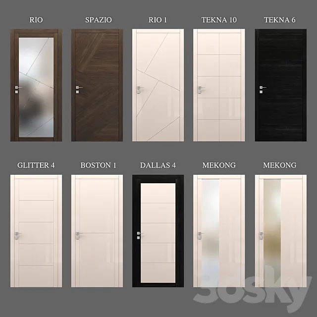 Doors GHIZZI & BENATTI 3DModel