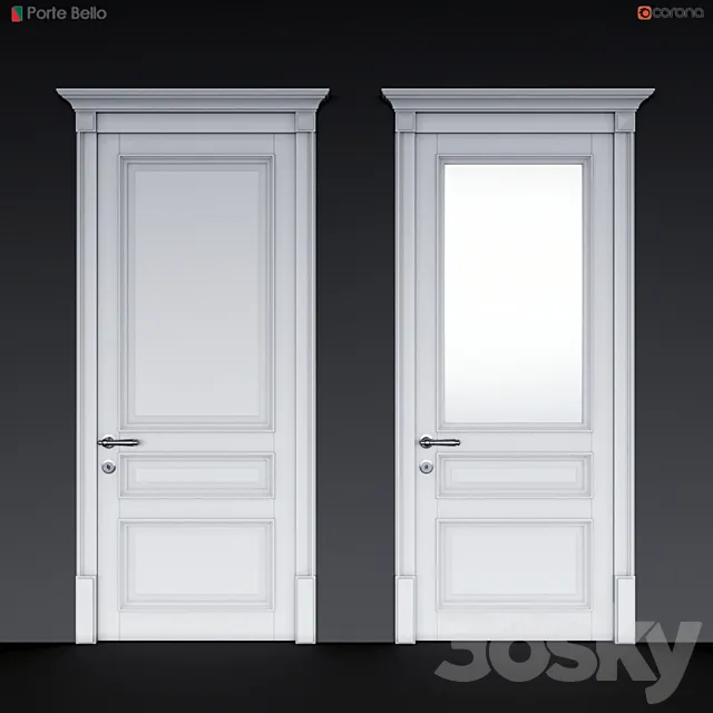 Doors Porte bello 3D Model