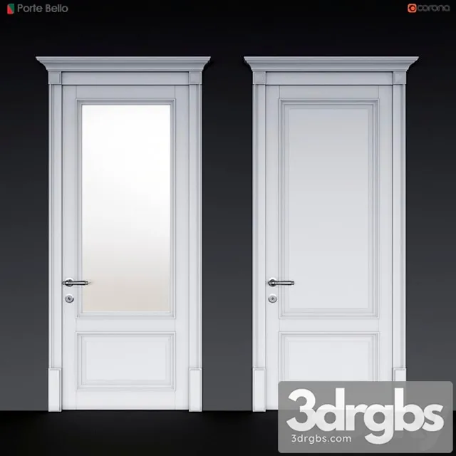 Doors porte bello 4 3D Model Free