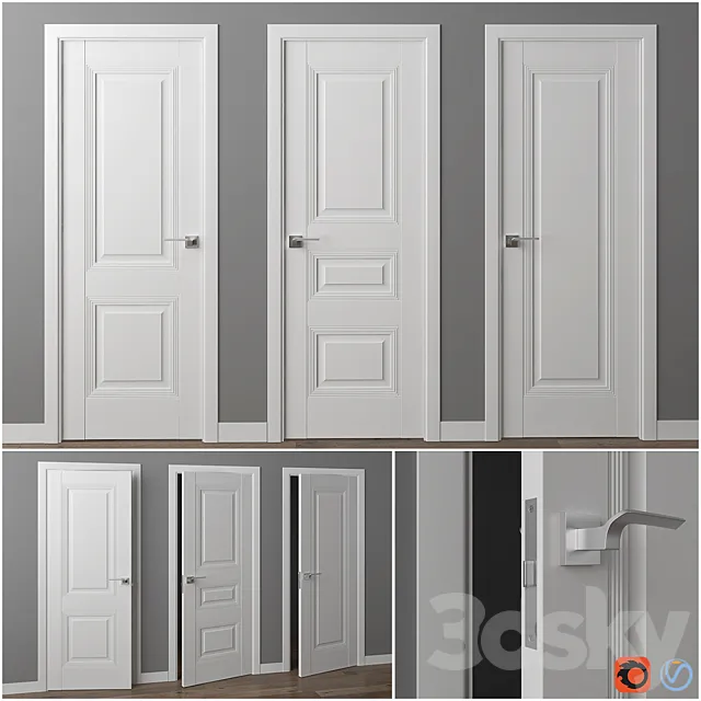 Doors Profil Doors U-series. part 2 3DModel