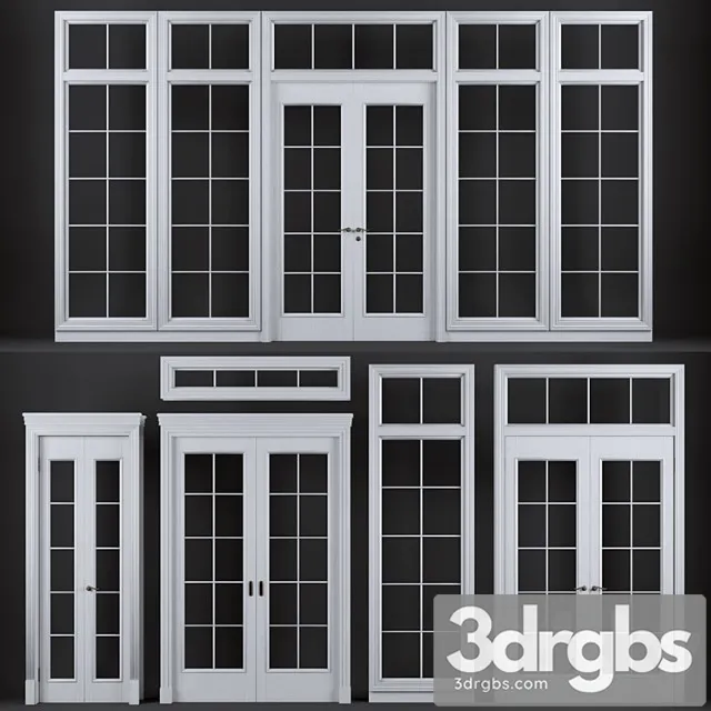 Doors Set 01 3D Model Free
