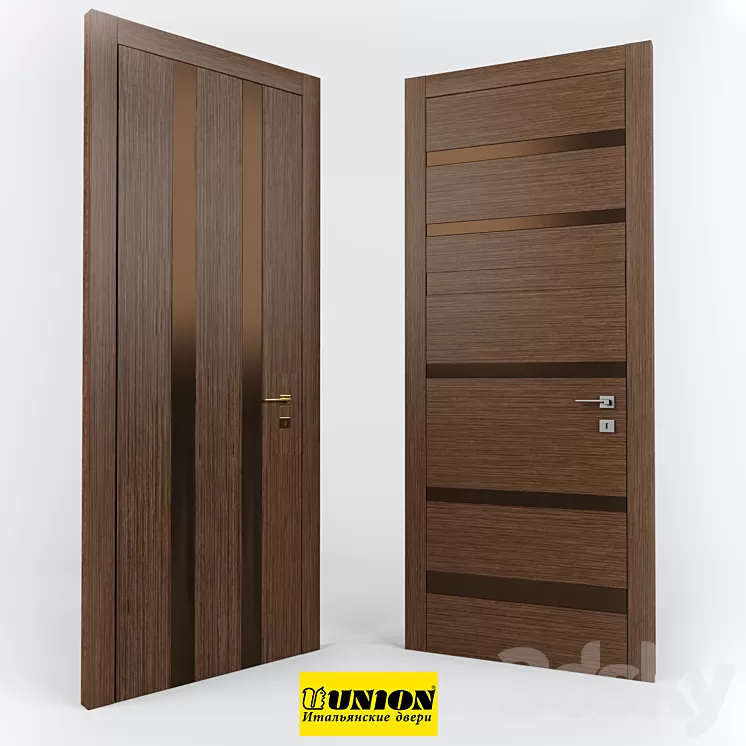 Doors UNION collection DOMINO 3D Model