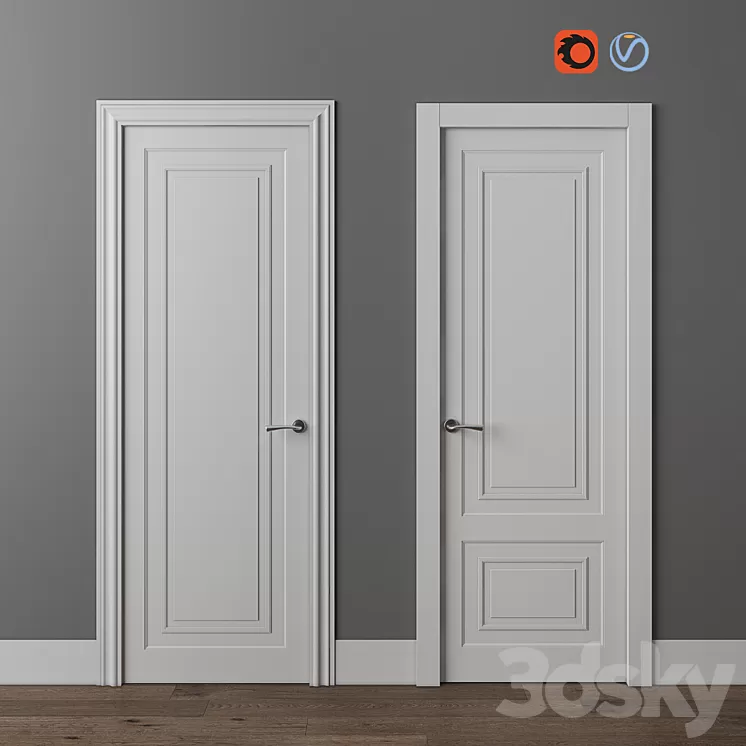 Doors Union Grand gr02 gr03 3D Model