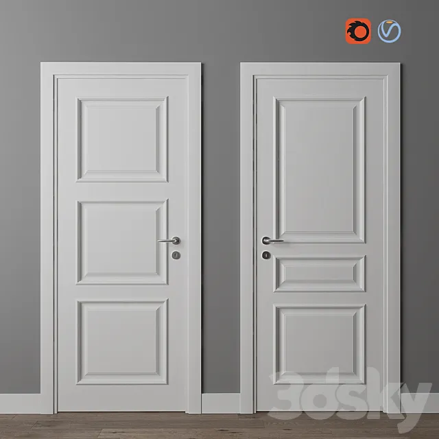 Doors Union porte Liberty part 2 3D Model