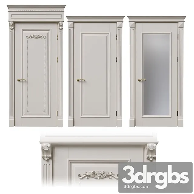 Doors venice classic 3D Model Free