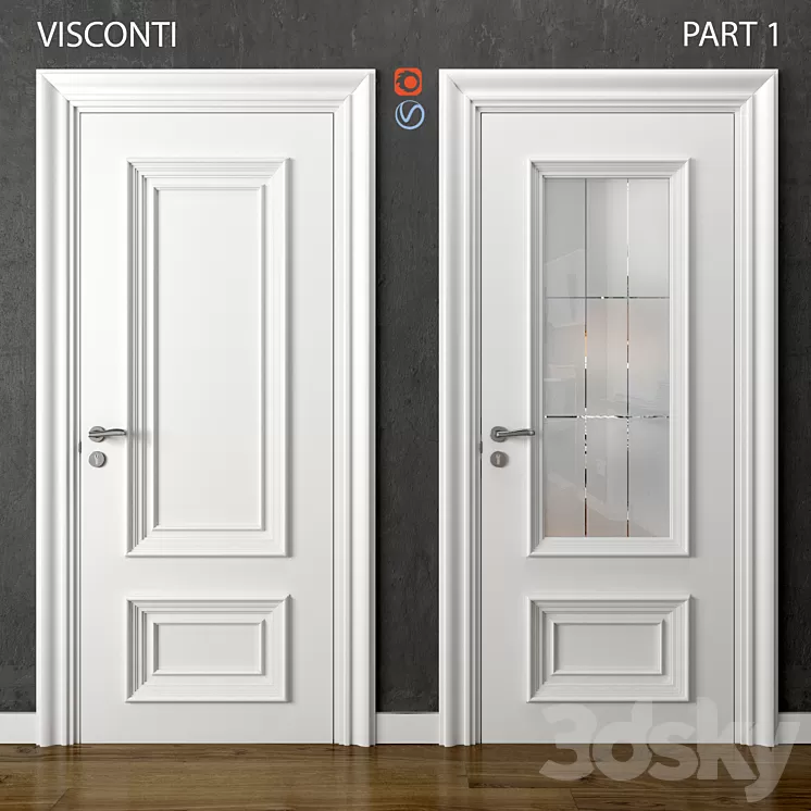 Doors Visconti Dorian Part 1 3D Model