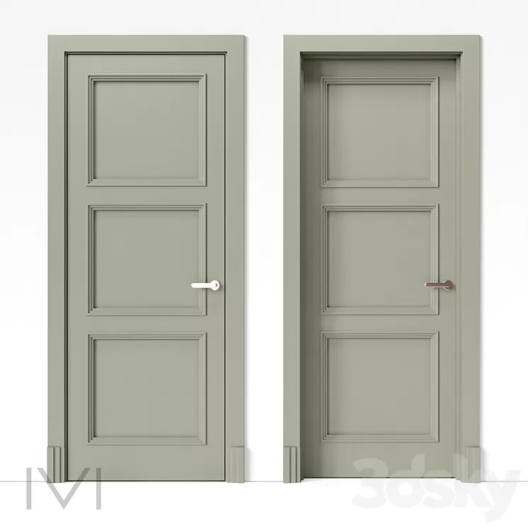 Doors VIVOMOBILI. Serie Berlin 3D Model