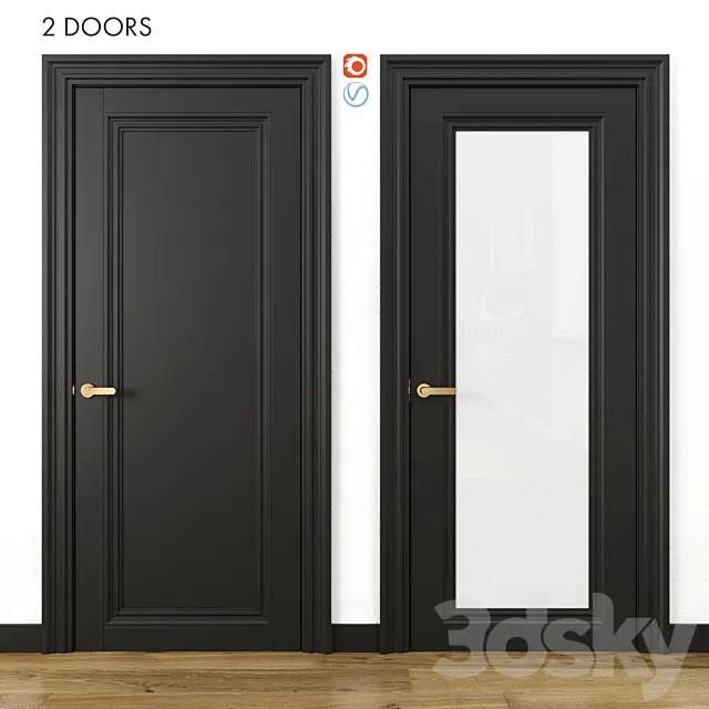 Doors Volhovets Centro part 4 3DModel