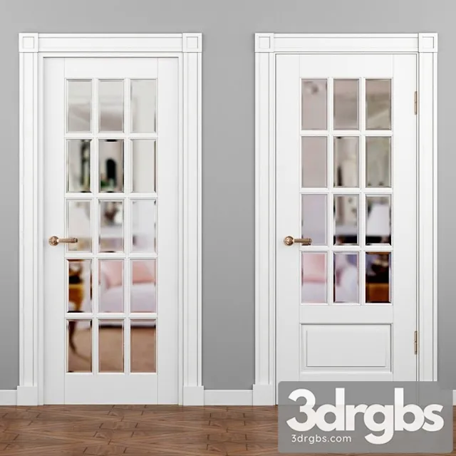 Doors volkhovets tuscany 6311 6312 6313 enamel 3D Model Free