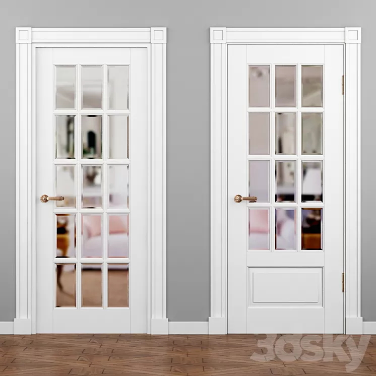 Doors Volkhovets Tuscany 6311 6312 6313 enamel 3D Model