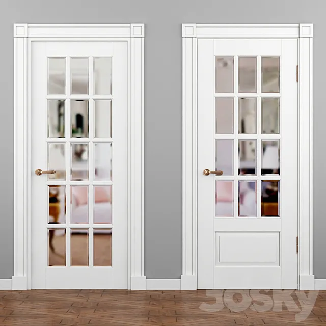 Doors Volkhovets Tuscany 6311. 6312. 6313 enamel 3DModel