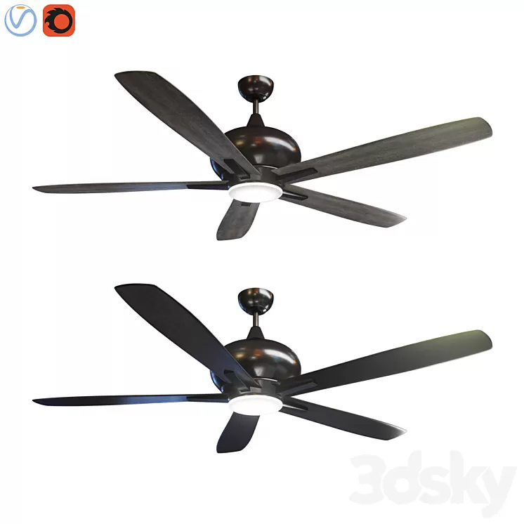 Doren ceiling fan 3D Model