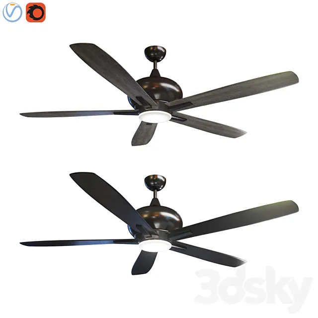 Doren ceiling fan 3DModel