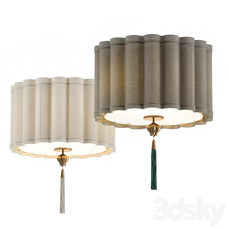 Dorette Flush Mount Ceiling Light by Anthropologie 3D Model