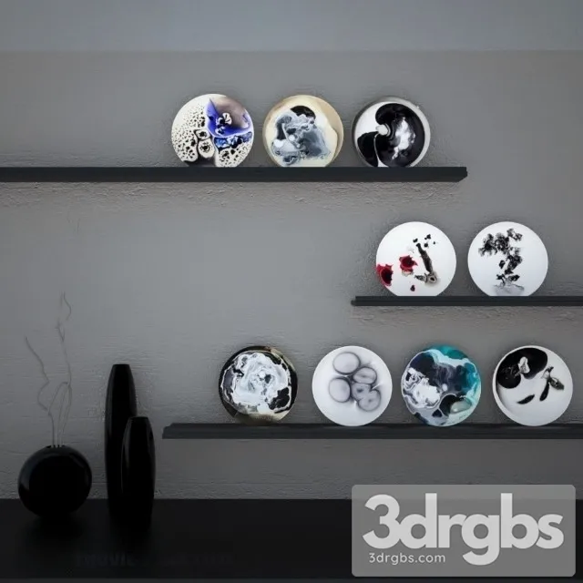 Doria Dishes 3D Model Free