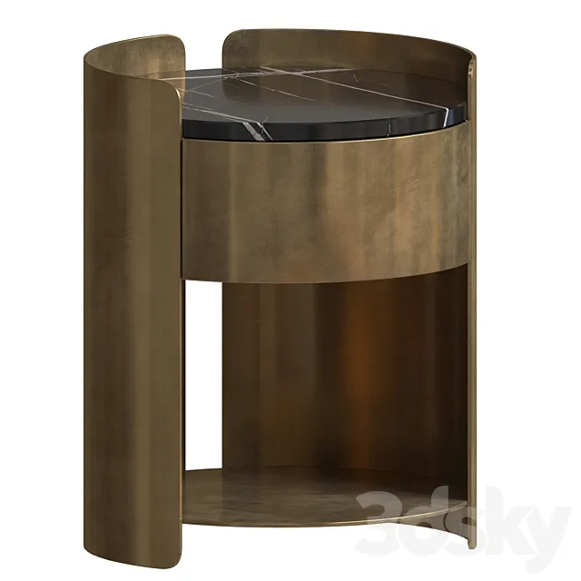 Doric Night Stand 3D Model