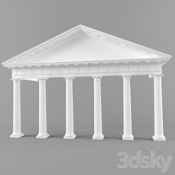 Doric order 3D Model