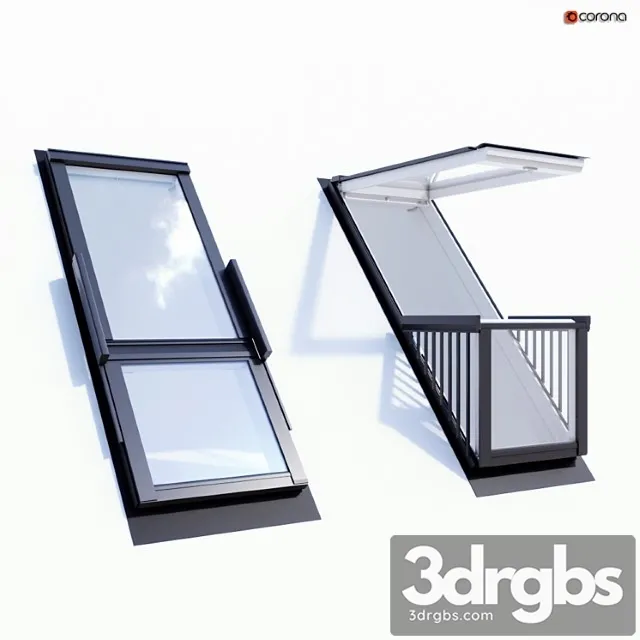 Dormer Window Balcony 3D Model Free