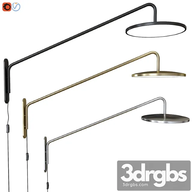 Dot articulating wall sconce visual comfort