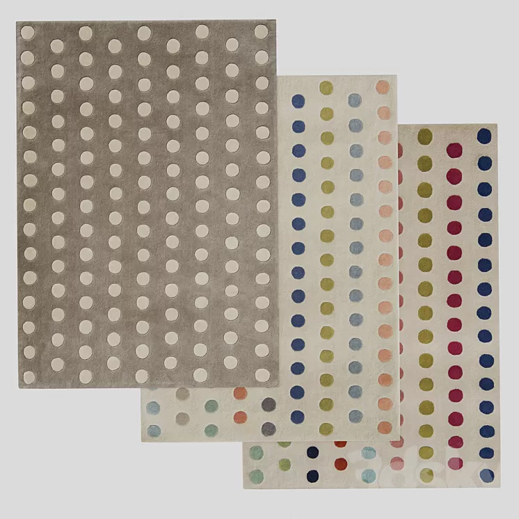 Dotty collection carpets from Villa Nova 3D Model
